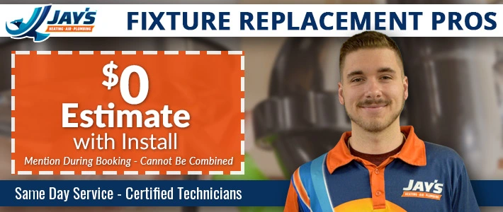 virginia fixture replacement Jay's Heating, Air & Plumbing.