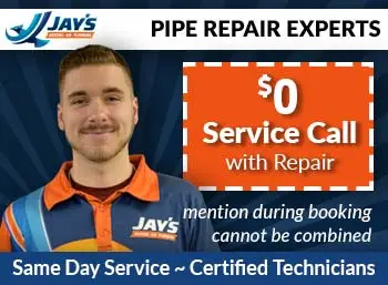 virginia pipe repair Jay's Heating, Air & Plumbing.